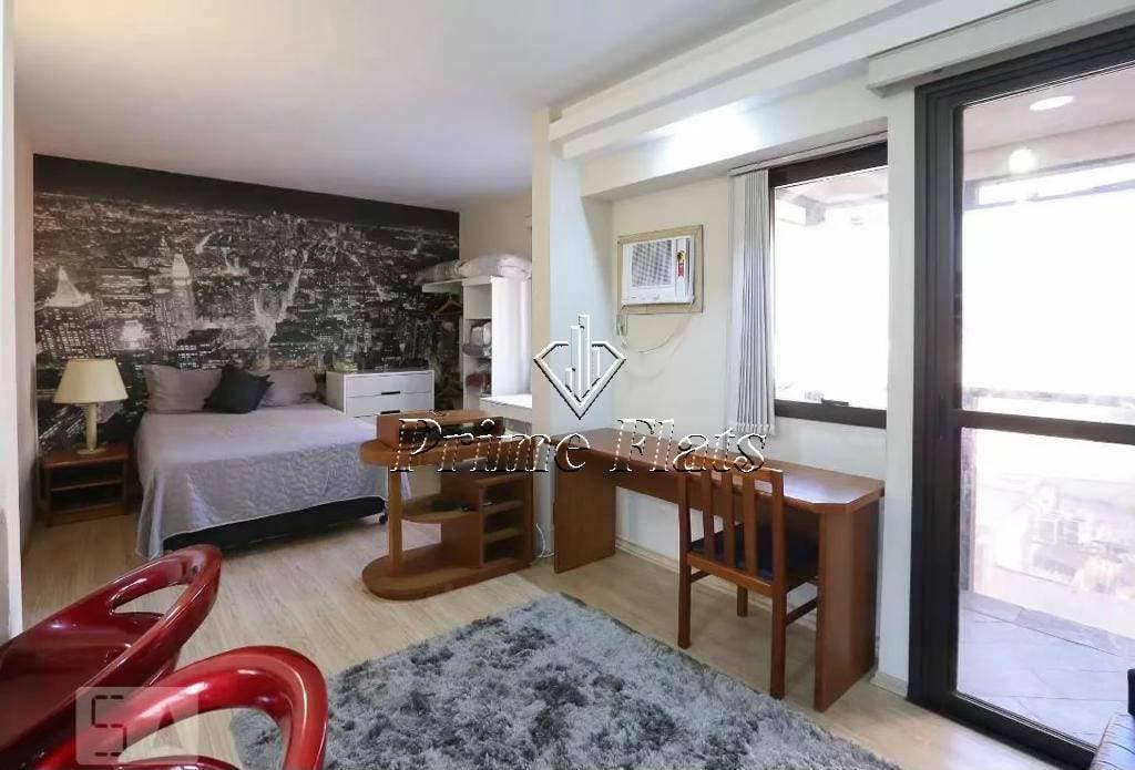Flat disponível para venda no QI Intelligence Flat em Moema, com 37m², 1 dormitório e 1 vaga - Flat em Moema, São Paulo - à venda - Prime Flats Negócios Imobiliários