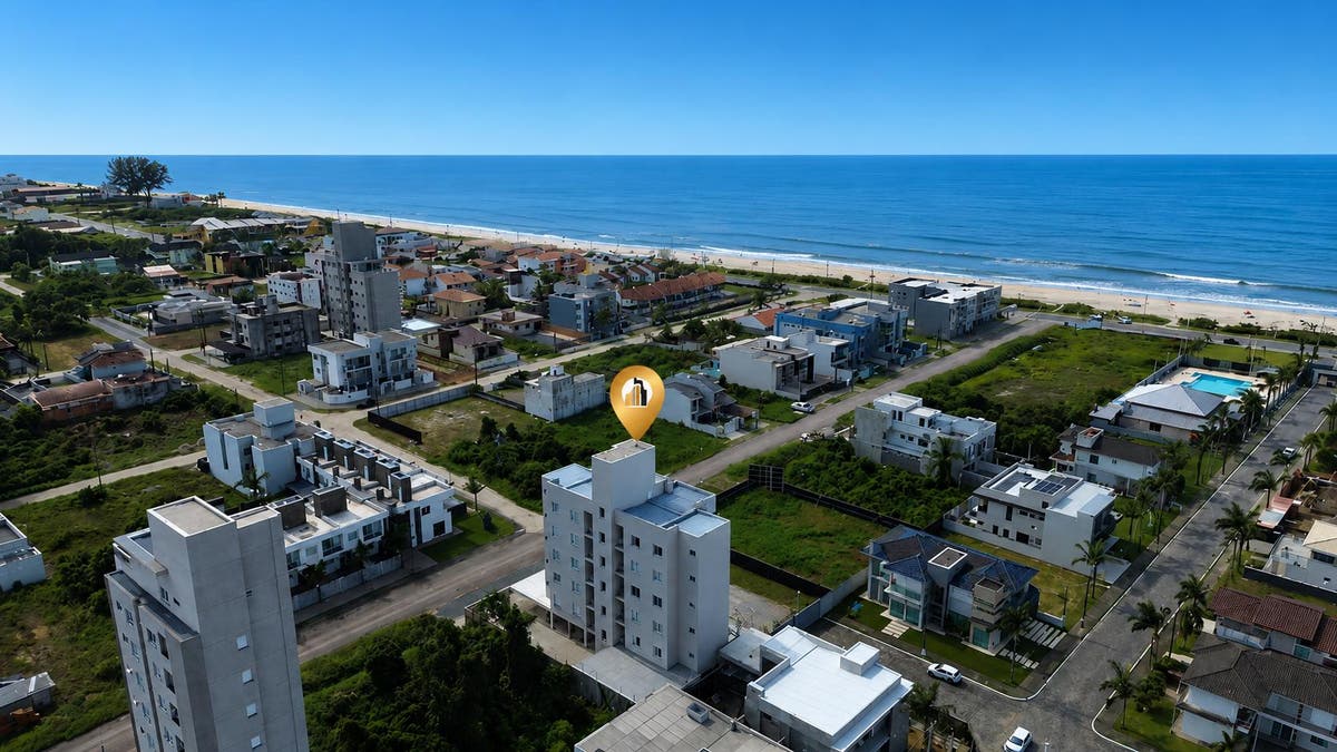 Apartamento Mobiliado Com Vista Para O Mar - Apartamento em Barra do Sai, Itapoá - à venda - Imobiliaria Patricia Claudino