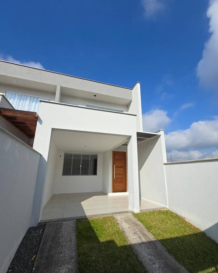 Geminado Duplex no Bairro Tres Rios do Norte com 2 Suítes - Casa Geminado Duplex em Três Rios do Norte, Jaraguá do Sul - à venda - Imobiliária SMART