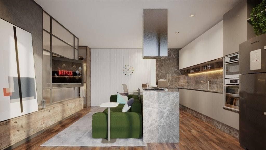 Apartamento com 1 quarto, 1 vaga - Residencial Copenhagen