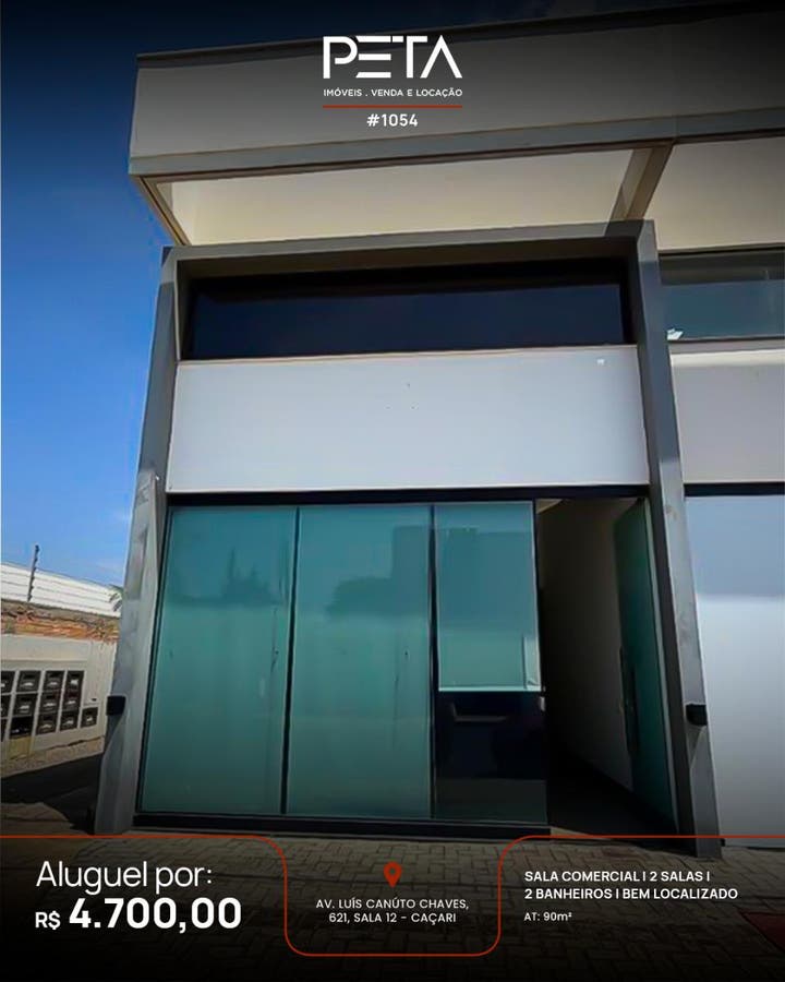 Loja para Locação, Caçari - Boa Vista - Loja em Caçari, Boa Vista - para locação - PETA SERVICOS IMOBILIARIOS LTDA