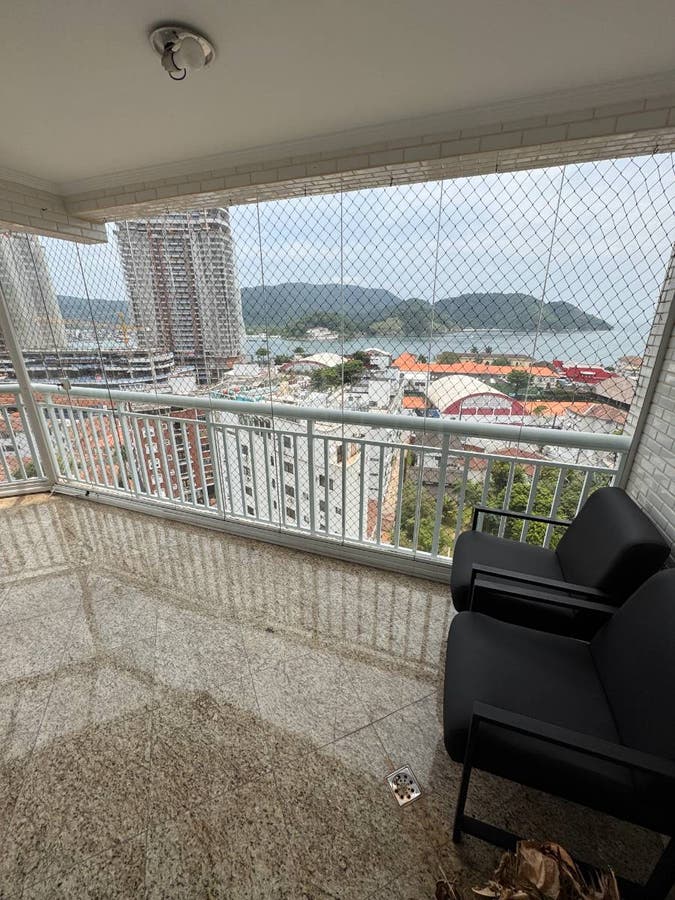 Aparamento de 4 Quartos e 4 Suítes na Ponta da Praia - Apartamento em Ponta da Praia, Santos - à venda - Aliança Imóveis Gonzaga LTDA