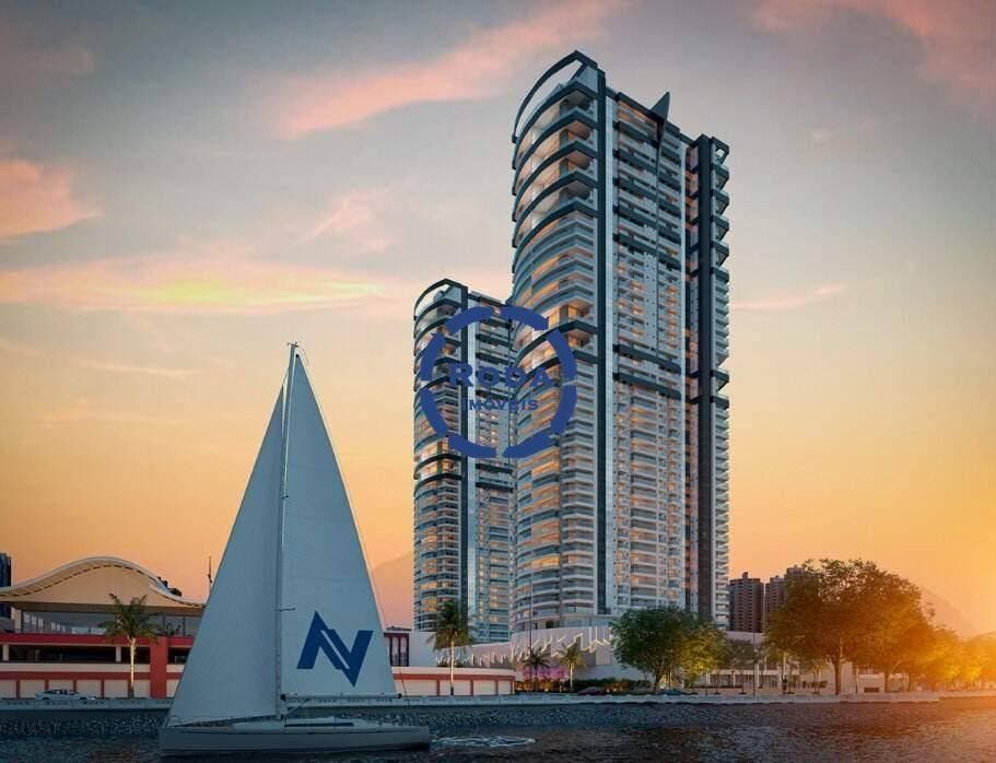 Lançamento de alto padrão, apartamento Final 1 no Navegantes Residence com Vista Vitalícia para a Bahia de Santos! - Apartamento em Ponta da Praia, Santos - à venda - A.AYRES IMÓVEIS LTDA