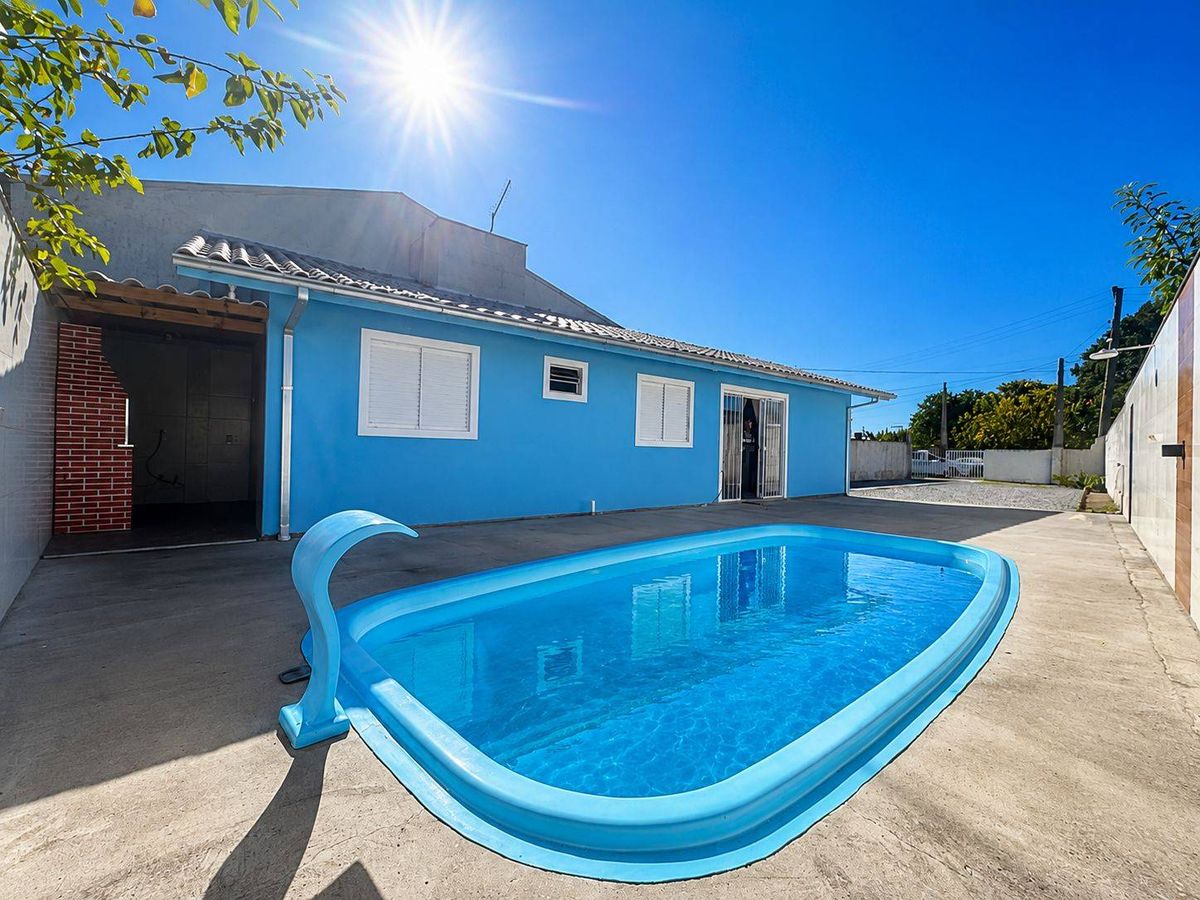 Casa com Piscina e Chácara - Boa Vista - Casa em Boa Vista, Imbituba - à venda - Casa dos Imóveis Administração Imobiliária LTDA