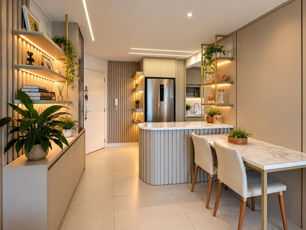 Apartamento mobiliado com 2 dormitórios - Apartamento em Petrópolis, Lages - à venda - ZEH IMOVEIS LTDA