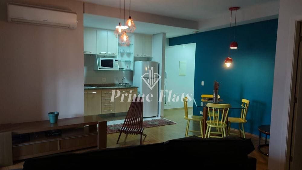 Apartamento mobiliado no Ciragan Residence disponível para locação, com 56m², 1 quarto e 1 vaga na Bela Vista - Apartamento em Bela Vista, São Paulo - para locação - Prime Flats Negócios Imobiliários