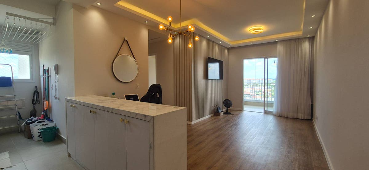 LOCAÇÃO AP 3 DORM. SUÍTE, PLANEJADOS, VARANDA, LAZER COMPLETO - Apartamento em Jardim São Pedro, Mogi das Cruzes - para locação - ComBrasil Negócios Imobiliários Ltda