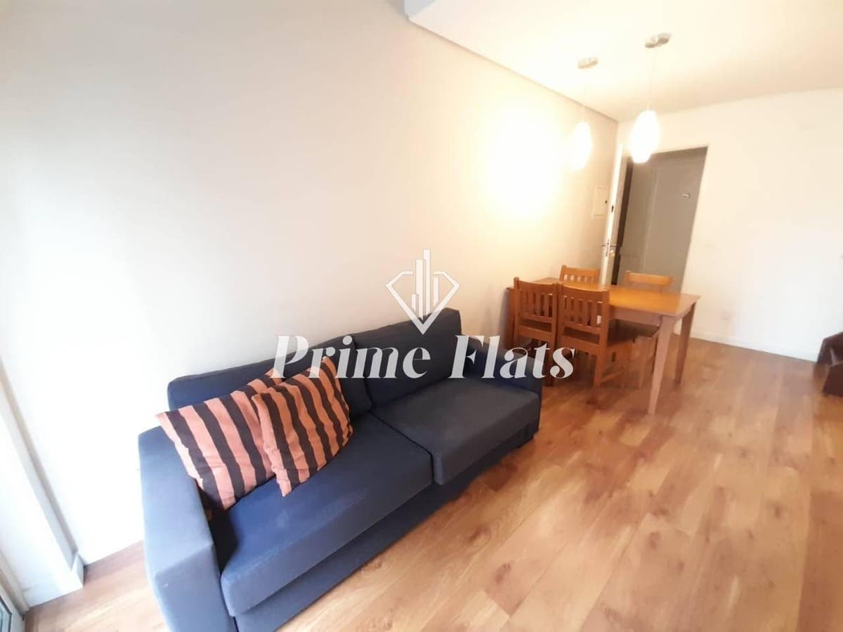 Flat disponível para locação no Duplex Life Moema, com 45m², 1 dormitório e 1 vaga de garagem - Flat em Moema, São Paulo - para locação - Prime Flats Negócios Imobiliários