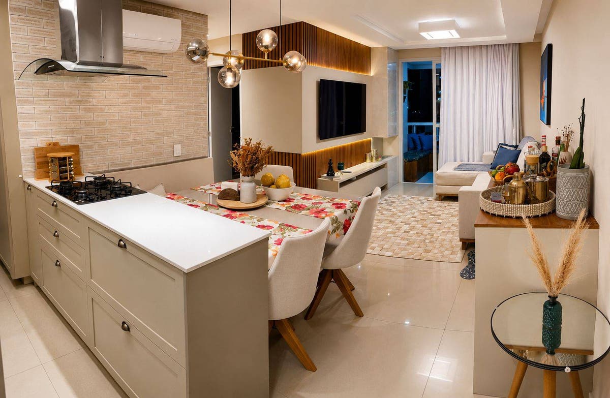 Apartamento a venda 2 Quartos, 1 suíte, TOTALMENTE MOBILIADO, com sacada e churrasqueira em Campinas - Apartamento em Campinas, São José - à venda - Conceito Imóveis