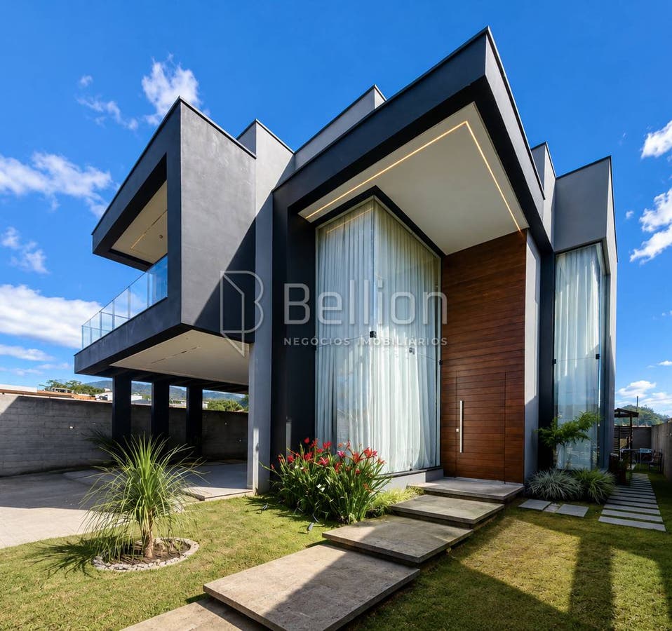 Casa de Alto Padrão, semi mobiliada à Venda na Divinéia em Rio dos Cedros | 3 Quartos - Casa - à venda - Bellion Negocios Imobiliarios LTDA