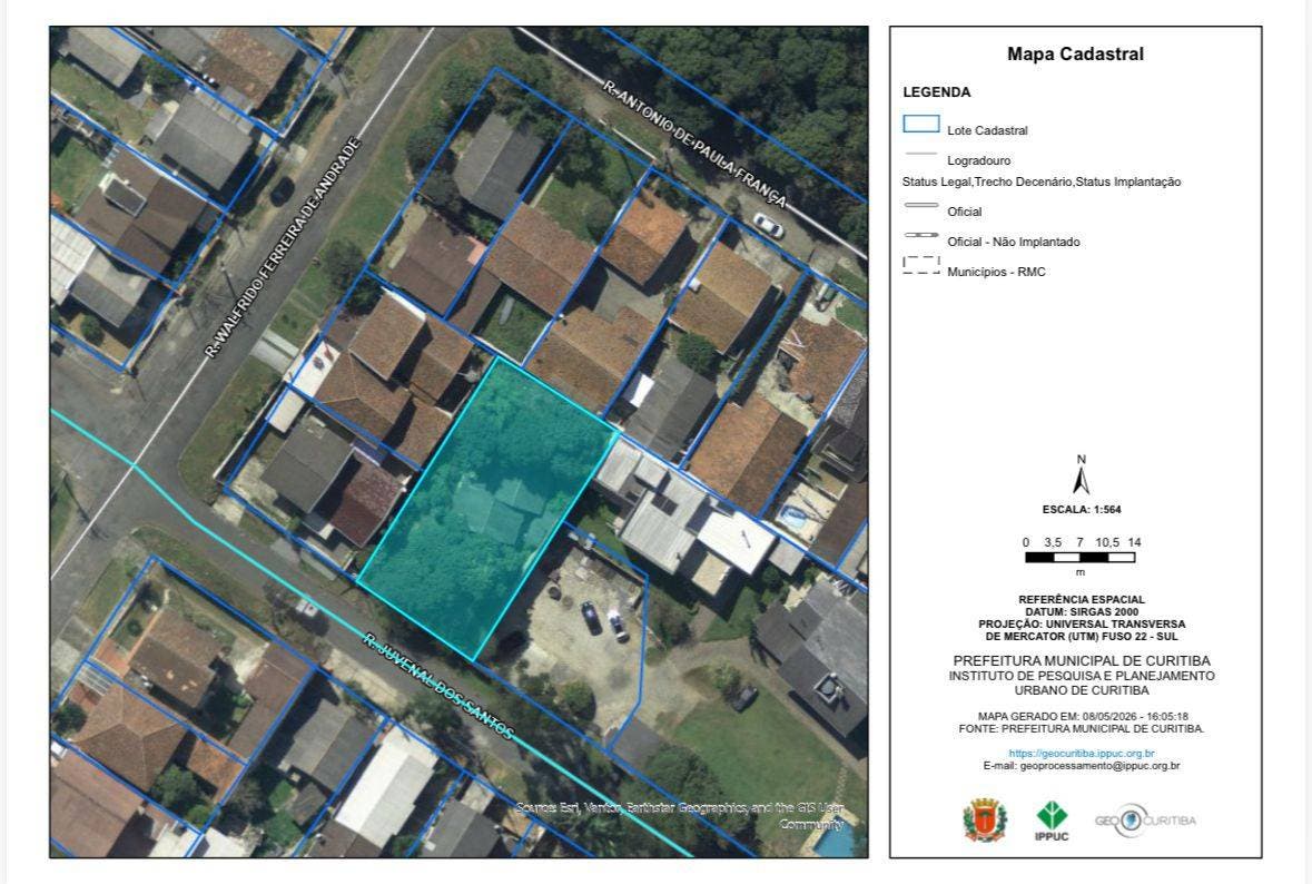 Terreno-Cascatinha - Lote/Terreno em Cascatinha, Curitiba - à venda - EVALGRANDE CONSULTORIA IMOBILIARIA LTDA