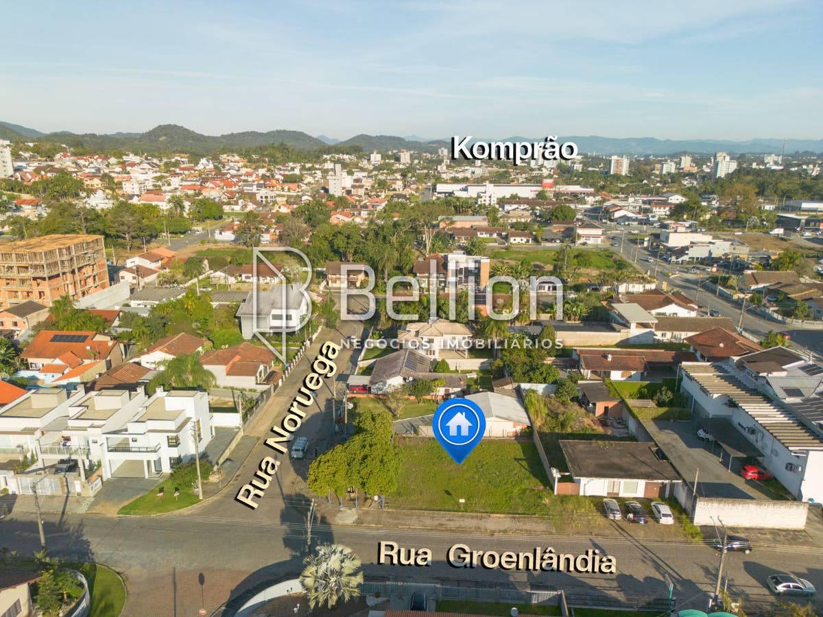 Terreno à Venda com 450,17 m² | Rua Pavimentada e Região Livre de Enchentes - Lote/Terreno em Nações, Timbó - à venda - Bellion Negocios Imobiliarios LTDA