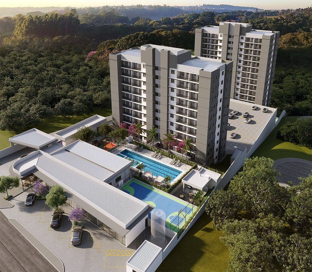 Apartamento com 1 quarto, Aparecida - Bragança Paulista - Apartamento em Aparecida, Bragança Paulista - à venda - Di Casa Imóveis Atibaia LTDA