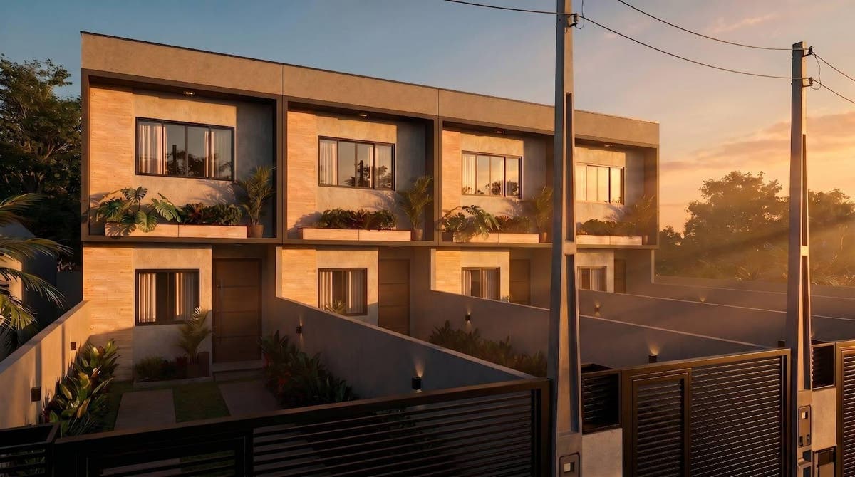 Geminados com 2 dormitórios, bairro Petropólis - Casa Geminada em Petrópolis, Joinville - à venda - H7 Imóveis Ltda