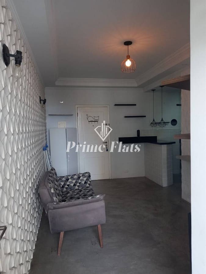 Flat mobiliado no Moema Studium disponível para locação, com 35m², com 1 quarto e 1 vaga no bairro Indianópolis - Flat em Indianópolis, São Paulo - para locação - Prime Flats Negócios Imobiliários