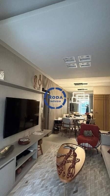 Apartamento no Residencial Mykonos com 3 dormitórios e 2 vagas na Aparecida - Apartamento em Aparecida, Santos - à venda - A.AYRES IMÓVEIS LTDA