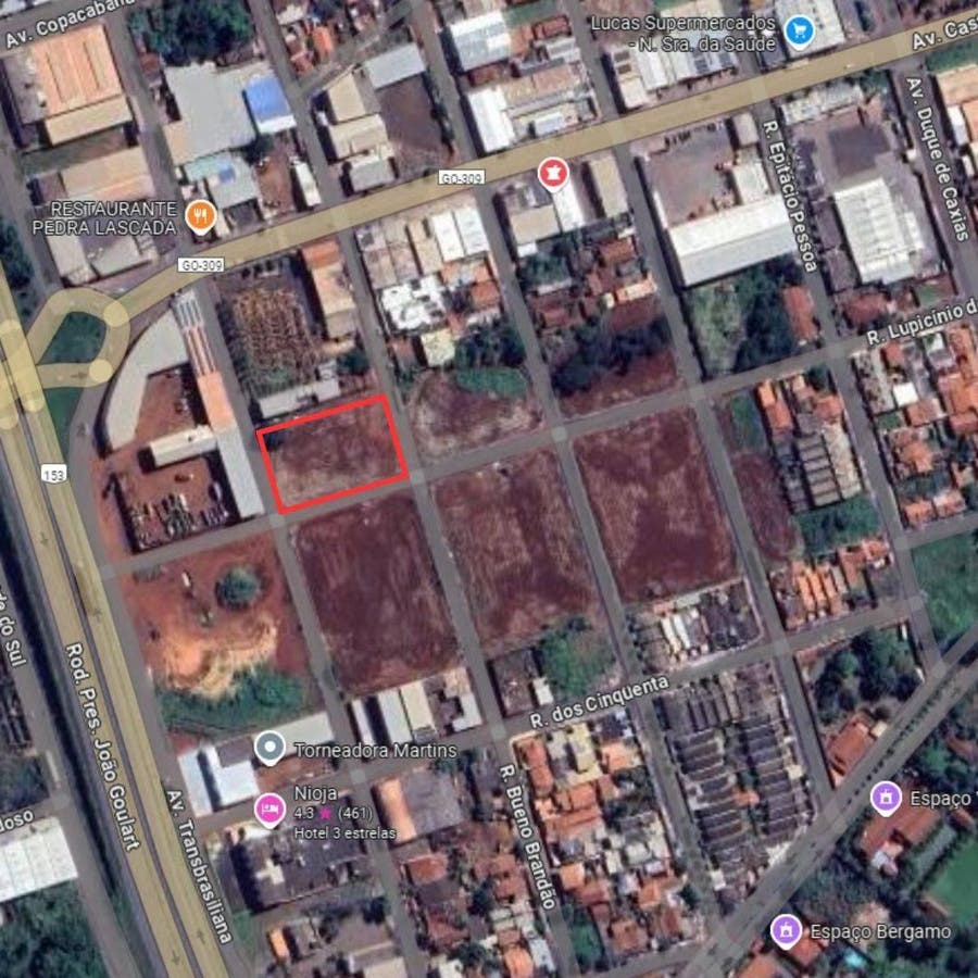 Área à venda, 2722 m² - Setor Nossa Senhora da Saúde - Itumbiara/GO - Área em Setor Nossa Senhora da Saúde, Itumbiara - à venda - Group Viga Negócios Imobiliários Ltda