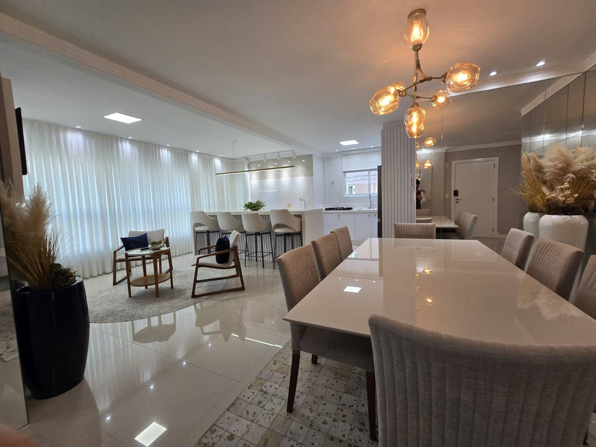 Apartamento mobiliado no Residencial Villa Toscana em Itapema. - Apartamento em Meia Praia, Itapema - à venda - Prosperitá