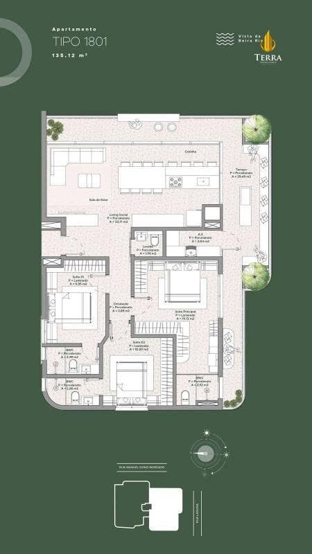 Cobertura a venda no Edifício Laguna 182 localizado no bairro Fazenda em Itajaí. - Apartamento em Fazenda, Itajaí - à venda - IMOBILIÁRIA TERRA ITAJAI LTDA