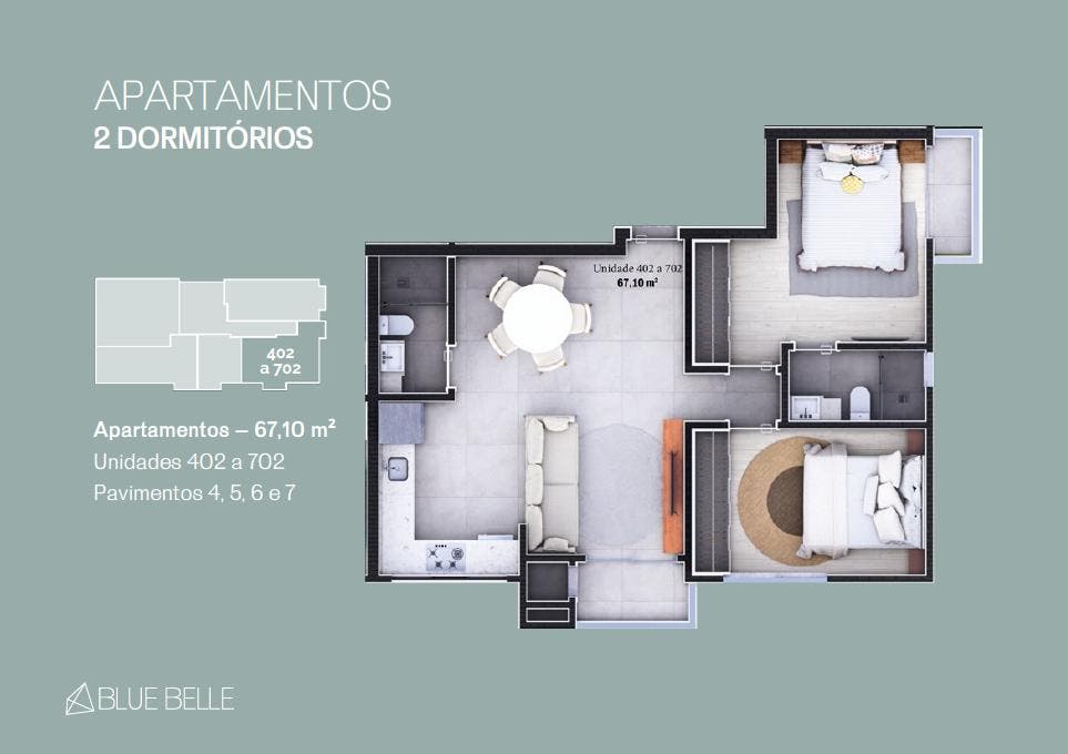 Apartamento para Venda com 2 Dormitorios Sendo 1 Suíte na Praia dos Ingleses - Apartamento em Ingleses do Rio Vermelho, Florianópolis - à venda - Seiter Imobiliária
