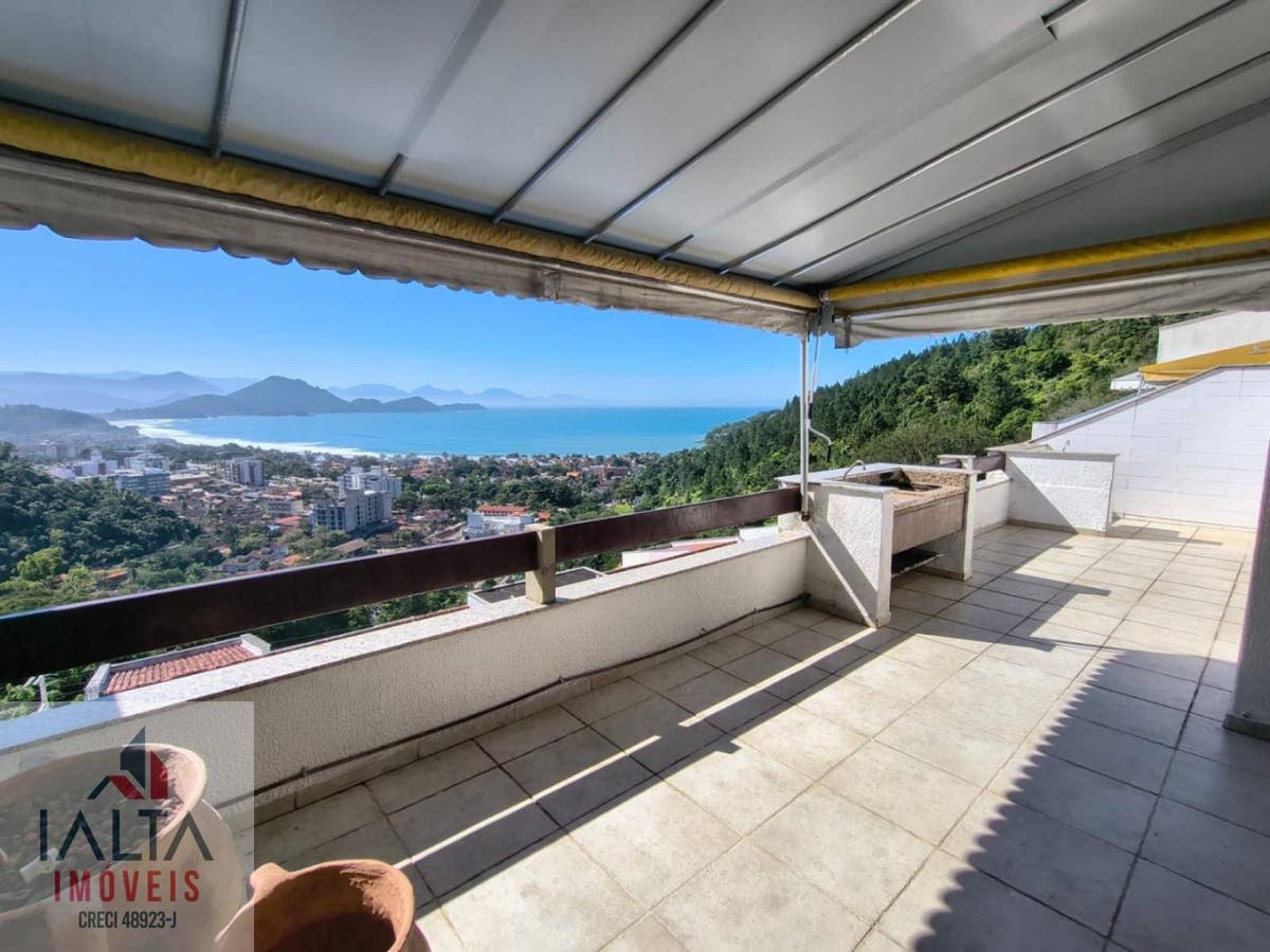 Apartamento com vista exclusiva para o mar 3 dorms. - Toninhas - Apartamento em Toninhas, Ubatuba - para locação - IALTA IMOVEIS LTDA