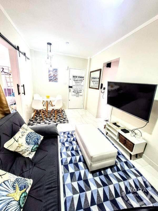 Apartamento À Venda - 1 Dormitório | 52 m² | 1 vaga | Embaré/Santos-sp - Apartamento em Embaré, Santos - à venda - A.AYRES IMÓVEIS LTDA