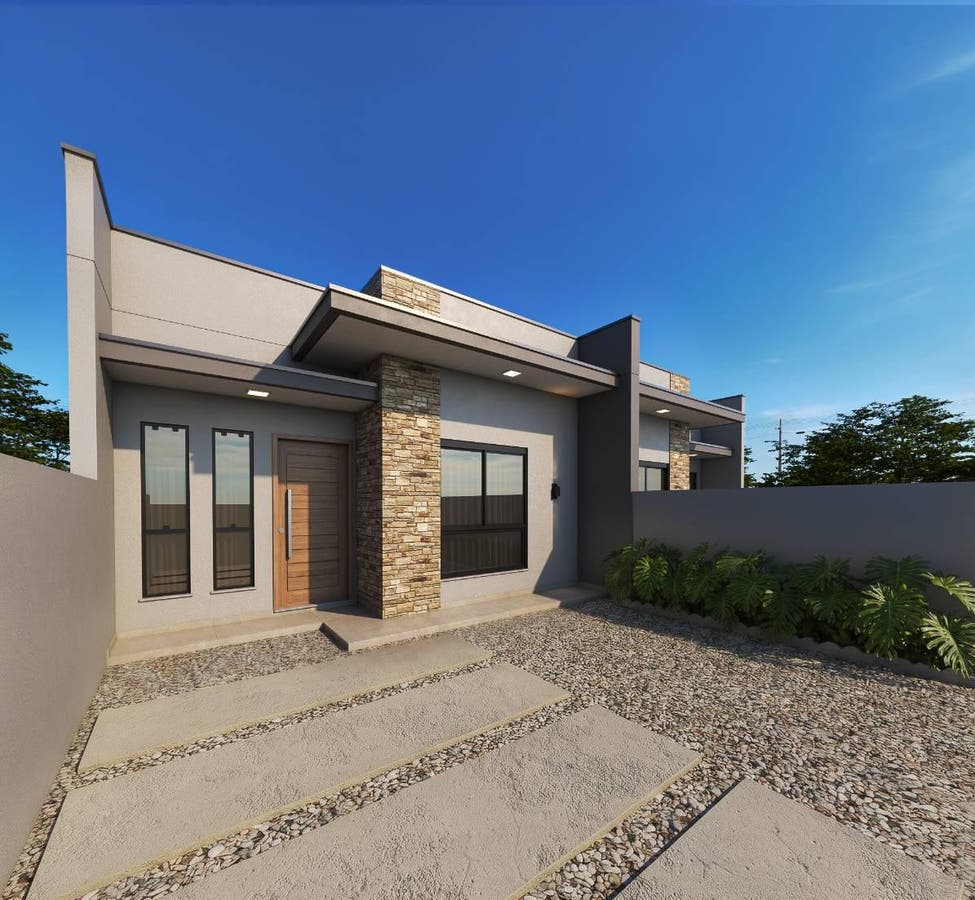 Lançamento! Casa - 1 Suíte + 1 Qt - São Cristovão - Barra Velha/SC - Casa em Quinta dos Açorianos, Barra Velha - à venda - Denis Alexandre Imóveis