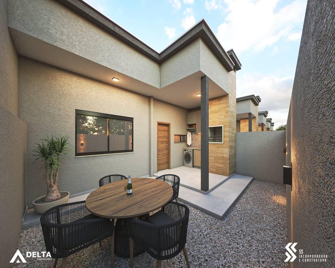 Casa 2 dormitório sendo 1 suíte em Itajuba, Barra Velha/SC - Casa Geminada em Itajuba, Barra Velha - à venda - CLÉIA SILMARA MILDE