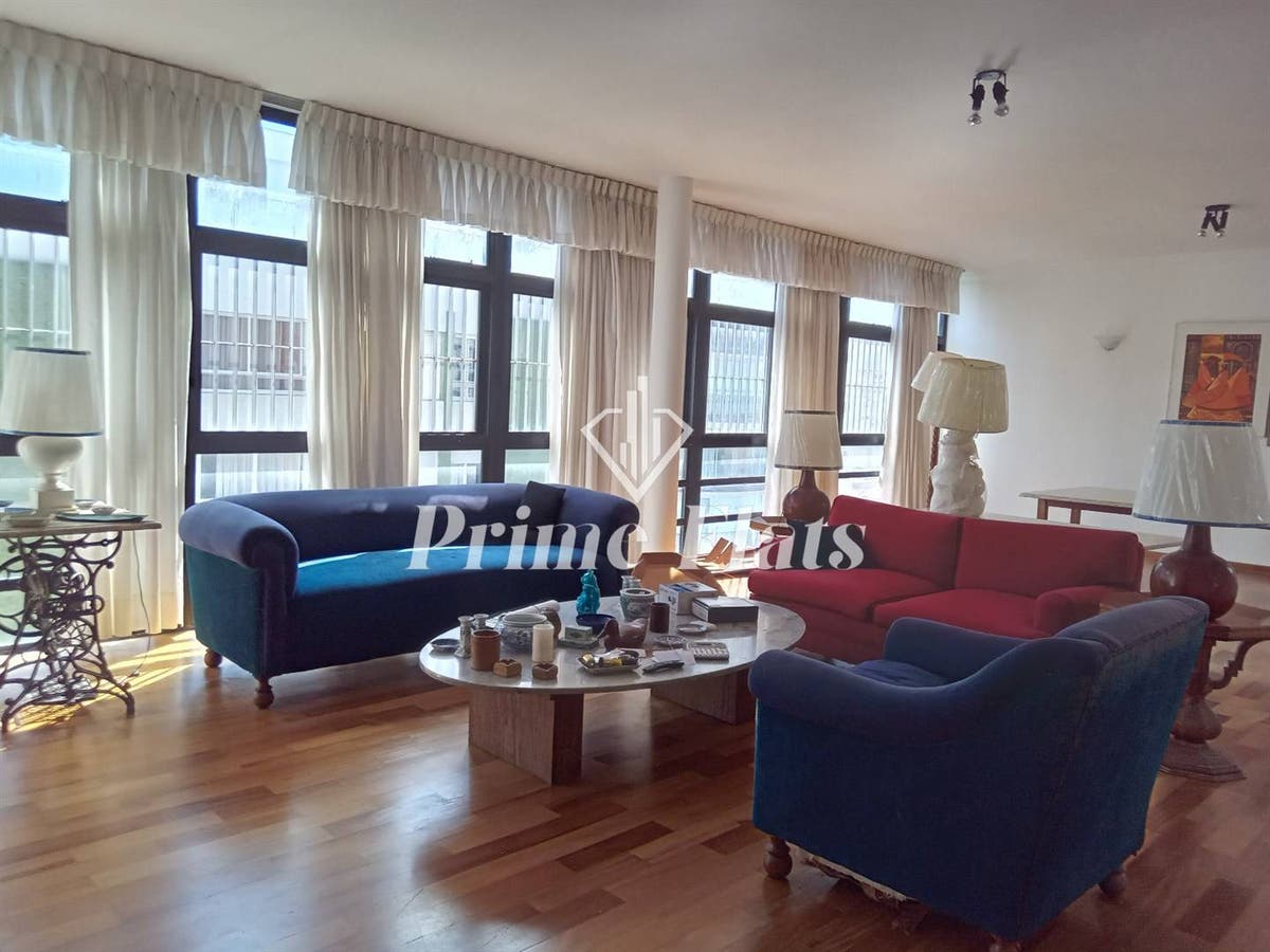 Apartamento disponível para locação no Edifício Alvorada, com 201m², 3 dormitórios e 2 vagas de garagem - Apartamento em Jardim Paulista, São Paulo - para locação - Prime Flats Negócios Imobiliários