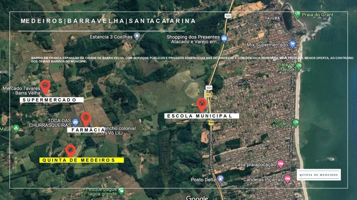 TERRENO À VENDA NO BAIRRO MEDEIROS - Barra Velha/SC - Lote/Terreno em Barra Velha - à venda - CST SOLUÇÕES IMOBILIARIA LTDA