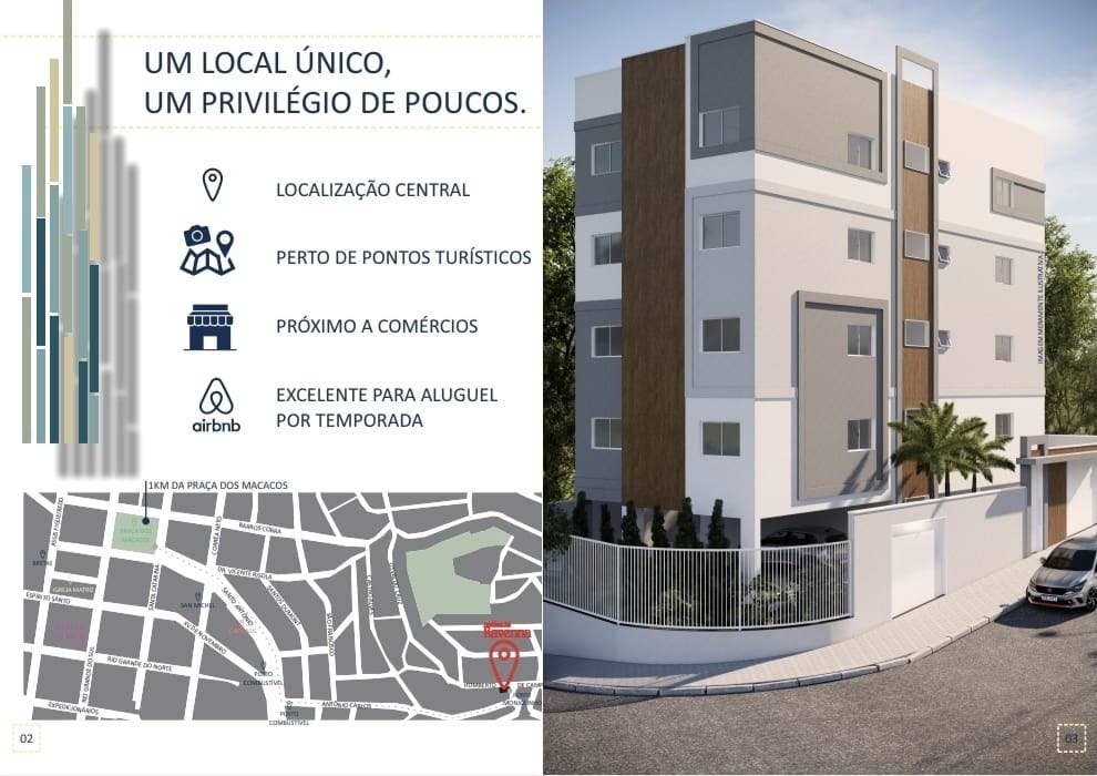 Studio à venda, 32m² por R$ 240.000,00 - Cascatinha - Poços de Caldas/MG - Flat/Loft/Estúdio em Jardim Cascatinha, Poços de Caldas - à venda - Lago e Cunha Imóveis
