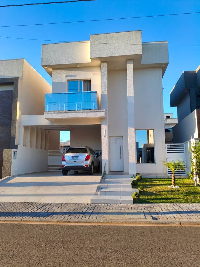 Cará-Cará - Condomínio Parque Doman Paysage Ancore - Residência de Alto Padrão com 03 Suítes - Casa de Condomínio em Cará-cará, Ponta Grossa - à venda - Oniesko Imóveis