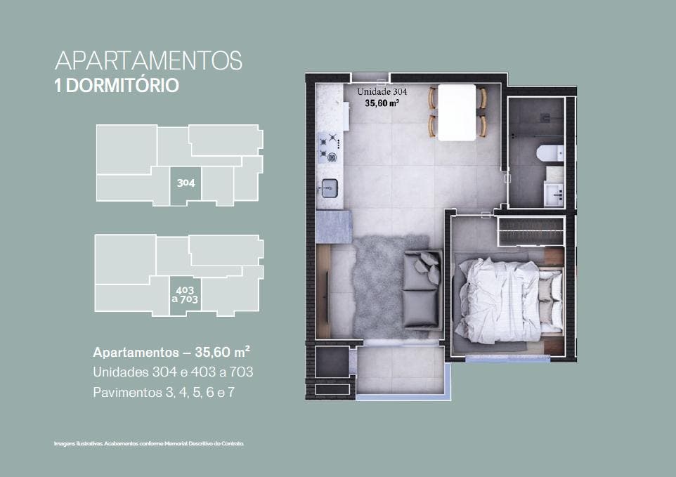 Apartamento para a Venda com 1 Dormitório na Praia dos Ingleses em Florianopolis - Apartamento em Ingleses do Rio Vermelho, Florianópolis - à venda - Seiter Imobiliária