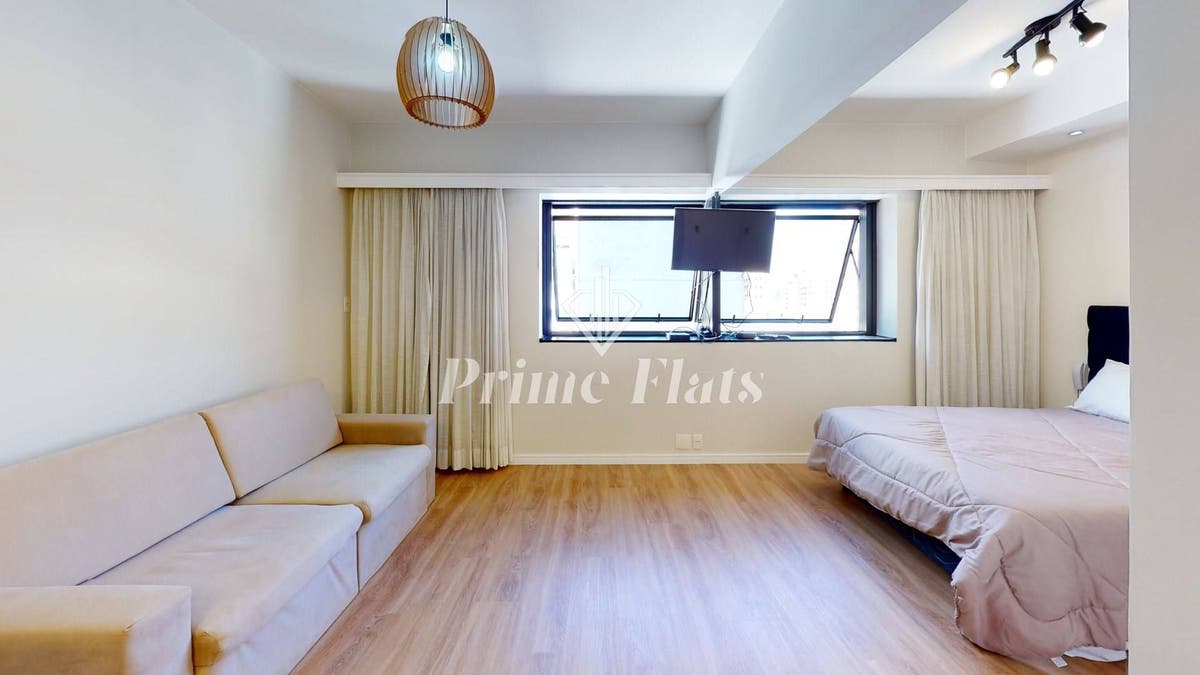 Flat disponível para locação no Le Premier Apartamentos, com 28m², 1 dormitório e 1 vaga - Flat em Jardim Paulista, São Paulo - para locação - Prime Flats Negócios Imobiliários