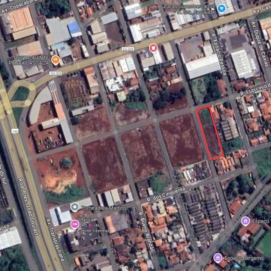 Área à venda, 1919 m² - Setor Nossa Senhora da Saúde - Itumbiara/GO - Área em Setor Nossa Senhora da Saúde, Itumbiara - à venda - Group Viga Negócios Imobiliários Ltda