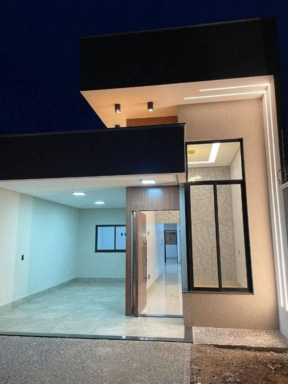 Casa com 3 dormitórios à venda, 132 m² por R$ 650.000,00 - Santo Agostinho - Rio Verde/GO - Casa em Santo Agostinho, Rio Verde - à venda - IMOBILIARIA REI EMPREENDIMENTOS S/S LTDA