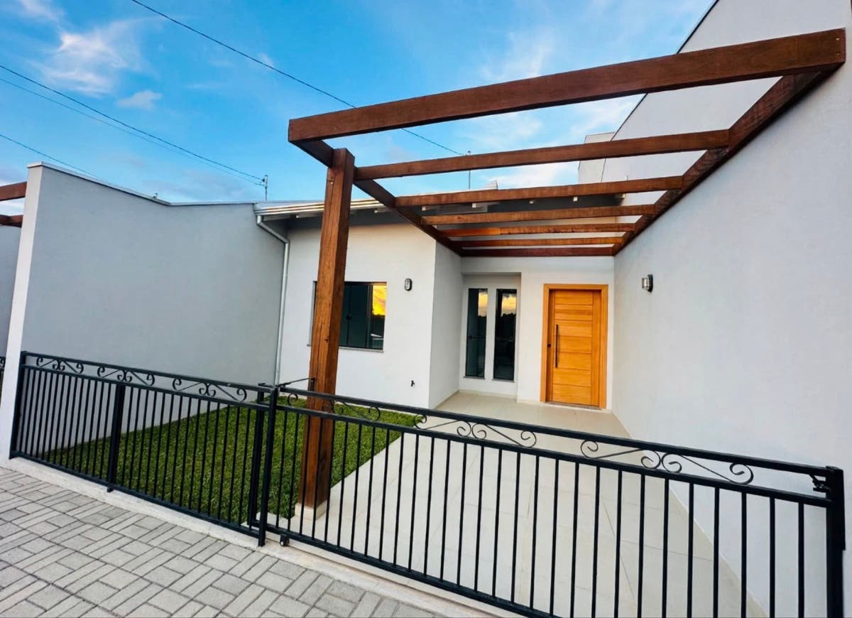 Casa Geminada Térrea - 2 Quartos - com Churrasqueira Bairro: Dona Francisca - Casa Geminado Térreo em Dona Francisca, São Bento do Sul - à venda - Imobiliária SMART
