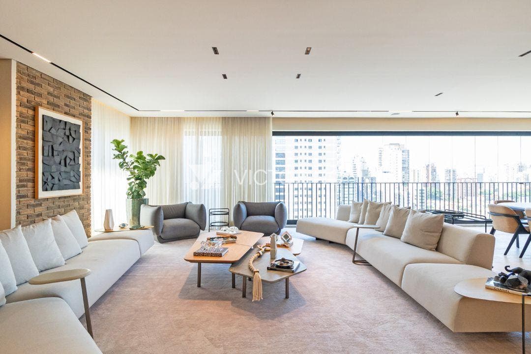 Apartamento com 303 m², com 3 quartos (3 suítes) e 4 vagas de garagen à venda no bairro Itaim Bibi. - Apartamento em Itaim Bibi, São Paulo - à venda - PORCARO NEGOCIOS IMOBILIARIOS S/A