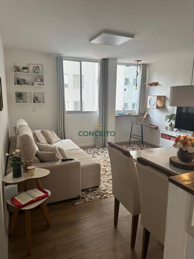 Apartamento a venda com 3 quartos, Mobiliado, 80m², no bairro Centro - Florianópolis - Apartamento em Centro, Florianópolis - à venda - Conceito Imóveis