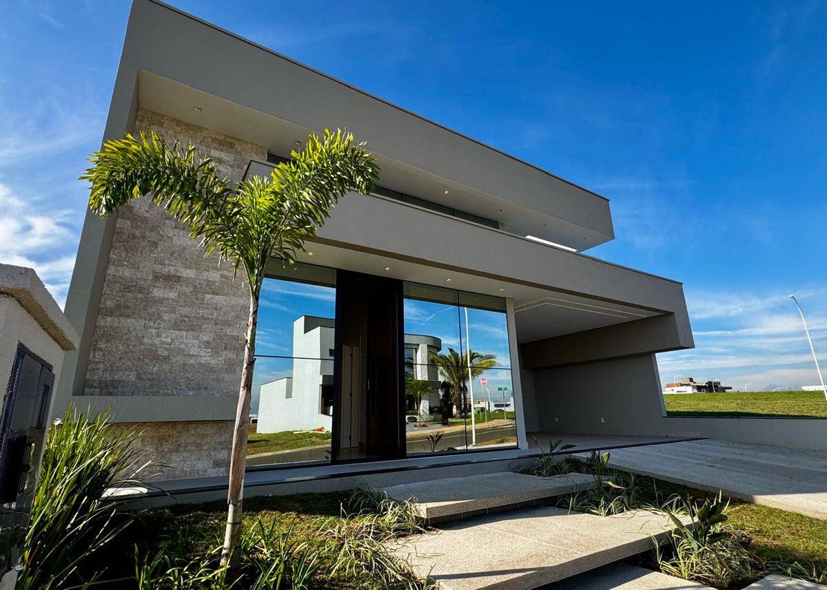Belíssima casa térrea no Condomínio Maria Cândida em Indaiatuba - Casa de Alto Padrão em Jardim Residencial Dona Maria José, Indaiatuba - à venda - Nobrecce Imóveis