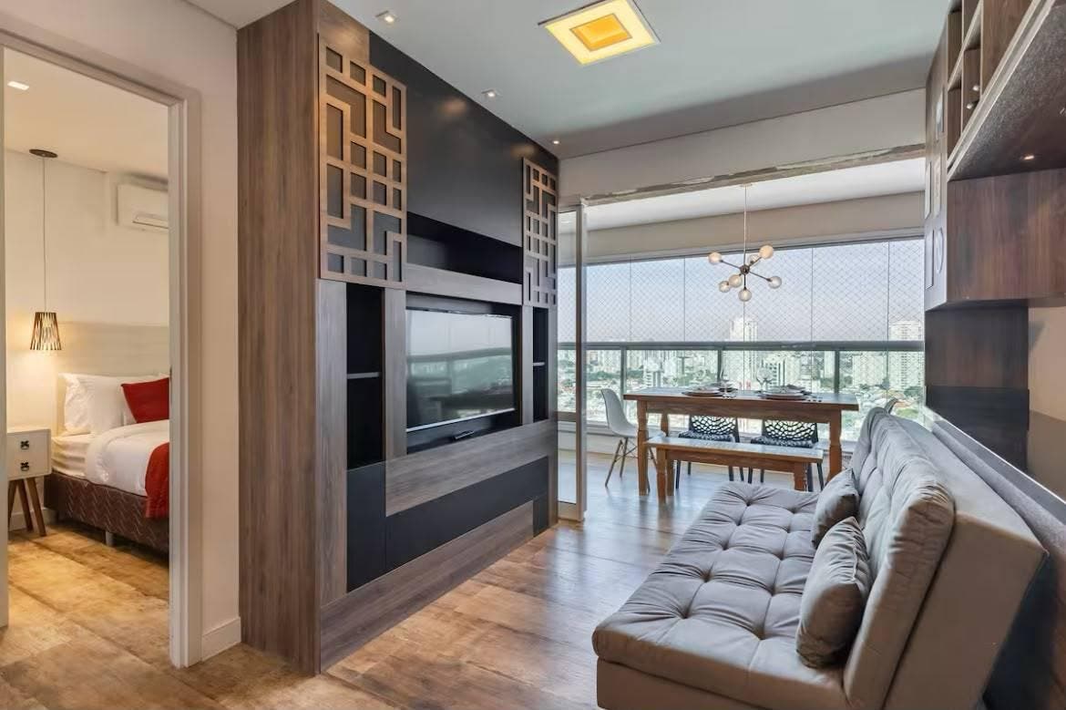 Apartamento com 1 quarto, lavabo, 1 vaga de garagem à Venda, Campo Belo - São Paulo - Apartamento em Campo Belo, São Paulo - à venda - FBA SERVICOS FINANCEIROS E IMOBILIARIOS LTDA
