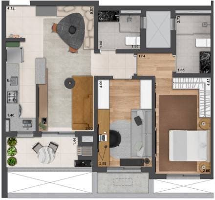 Apartamento Residencial Unna by Hilton - Apartamento em Saco Grande, Florianópolis - à venda - Seiter Imobiliária