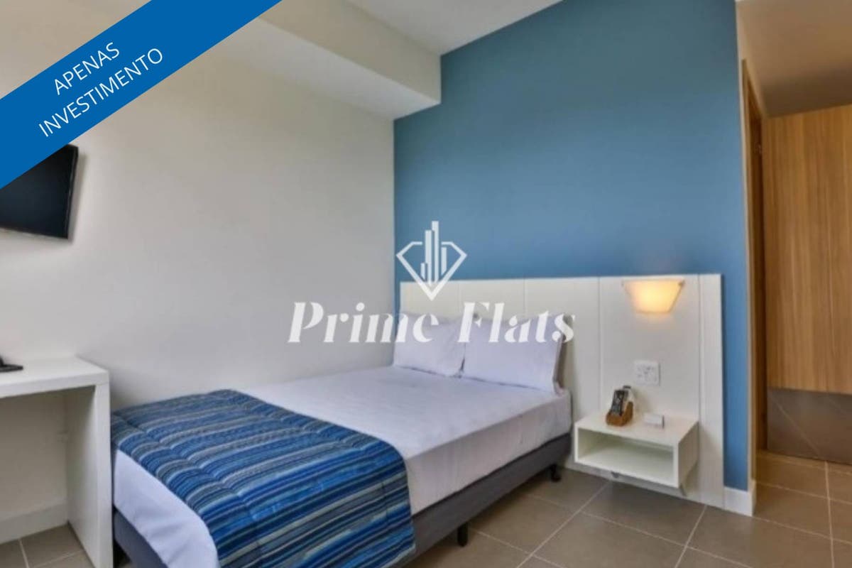 Flat disponível para venda no Hotel Transamerica Fit Jacarei, com 18m², 1 dormitório e 1 vaga - Flat/Loft/Estúdio em Jardim Califórnia, Jacareí - à venda - Prime Flats Negócios Imobiliários