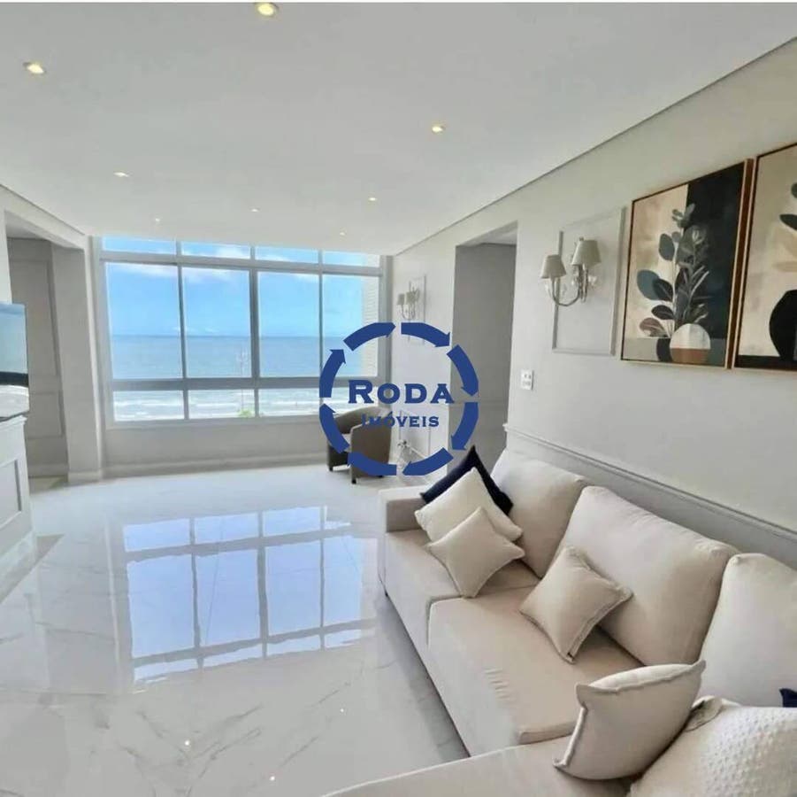 Apartamento com vista para o mar e 2 dormitórios na Aparecida - Apartamento em Aparecida, Santos - à venda - A.AYRES IMÓVEIS LTDA