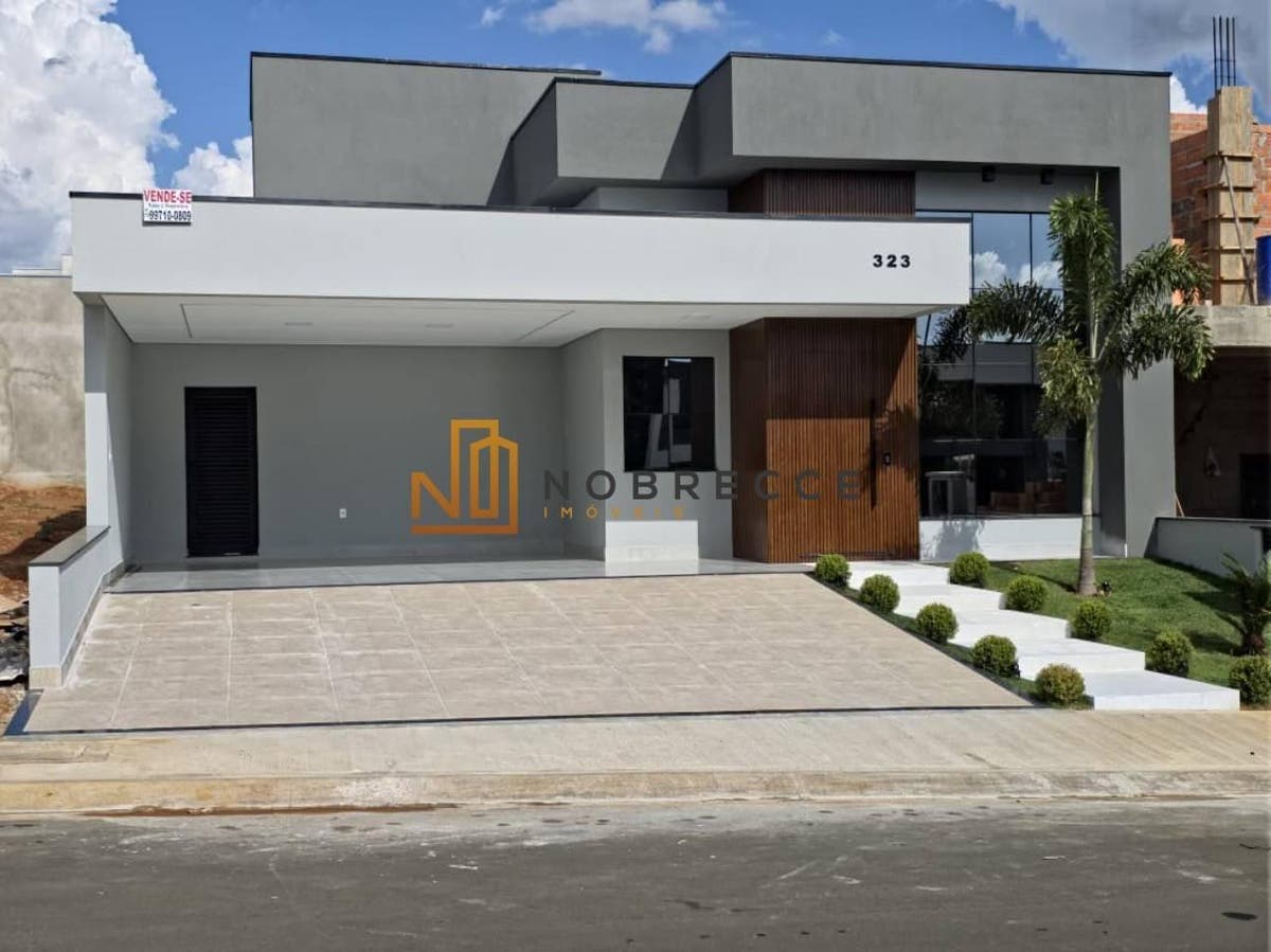 Linda casa térrea à venda no Condomínio Maria Cândida, em Indaiatuba/SP - Casa de Condomínio em Jardim Residencial Dona Maria José, Indaiatuba - à venda - Nobrecce Imóveis