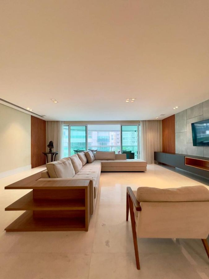 Apartamento residencial com 4 Suítes, piscina e varanda com vista mar no condomínio Mônaco, Rio de Janeiro. - Apartamento em Barra da Tijuca, Rio de Janeiro - à venda - Ativa Imobiliária LTDA
