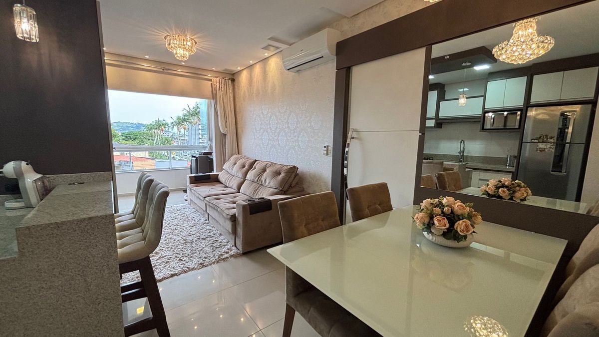 Apartamento no Centro Semi Mobiliado - Apartamento em Santo Antônio de Pádua, Tubarão - à venda - Imobiliária Realize Ltda