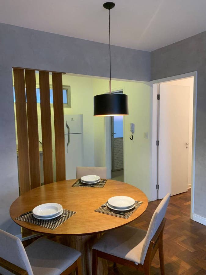 Mobiliado - Locação - Vila Olimpia - Condomínio Edifício Camila - Apartamento em Vila Olímpia, São Paulo - para locação - Um Imóvel