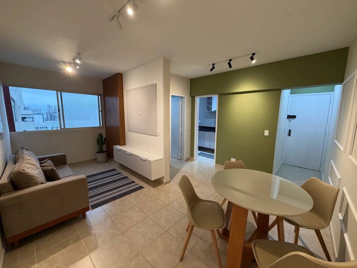 Apartamento 1 Dorm Vista mar - Apartamento em Guilhermina, Praia Grande - à venda - CONTEMPLAR IMÓVEIS LTDA