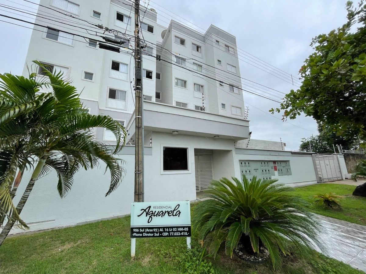 Apto Mobiliado - ARSE 92 (906 sul) - Res. Aquarela - Apartamento em Plano Diretor Sul, Palmas - à venda e para locação - ALUGAR ADMINISTRAÇÃO DE IMÓVEIS
